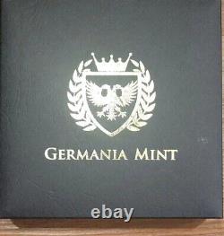 1 Kilo. 999 Pure Silver 2023 Germania 80 Mark Round Bullion Coin Coa Capsule