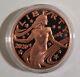 1 oz 2020 LIBERTY'S DELIGHT copper round. Gary Marks / Heidi Wastweet. 25 Minted