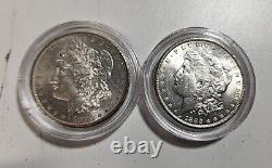 15 Different BU Morgan Silver Dollars 1881-1884 S, O, P, CC Mint Mark. 1884cc
