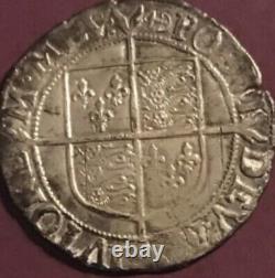 1598-1600 Elizabeth I Shilling, mm. Anchor, Tough Mintmark to Find
