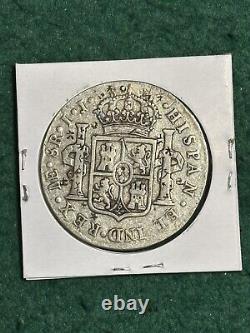 1794 Spanish Silver 8 Reales Lima Peru Mint Beautiful Chop Mark Examples