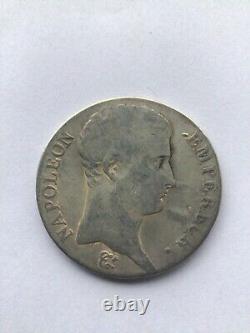 1806 5 Francs Coin Emporer Napoleon Limoges Mint Mark Silver Coin