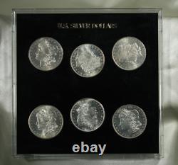 1878 6pc Morgan Dollar Mint Mark and Variety Set. All Coins Uncirculated