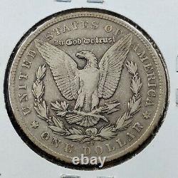 1879 CC Morgan Silver Eagle Dollar Minor Mint Mark VAM CH VF with Rim Nicks