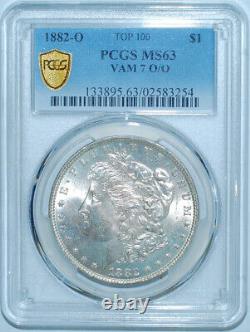 1882 O/O PCGS MS63 VAM-7 RPM Repunched Mint Mark Morgan Silver Dollar