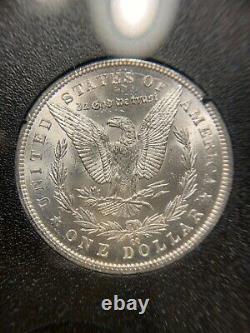1885 CC Morgan Silver Dollar GSA Box COA VAM-3 Mintmark Tilted Left S$1