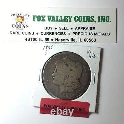 1895-S Morgan Silver Dollar, Key Date! San Francisco Mint Mark! 400,000 Minted