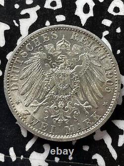 1905-A Germany 2 Mark Lot#JM4032 Silver! High Grade! Beautiful