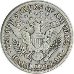 1909-S Barber Silver Half Inverted Mint Mark FS-501 Choice VF Uncertified #201