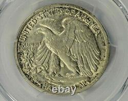 1917-D Obverse Mint Mark Walking Liberty Half Dollar PCGS AU58