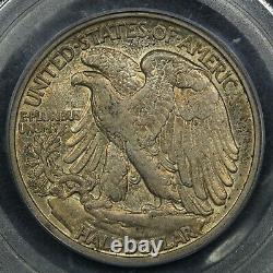 1917 D Obverse Mint Mark Walking Liberty Silver Half Dollar PCGS AU 55