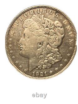 1921 Morgan Silver Dollar No Mint Mark