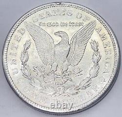 1921-S Choice AU+ Morgan Silver Dollar Mint Error Very Faint Mint Mark RD 241