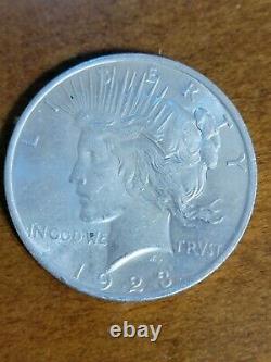 1923 peace dollar no mint mark