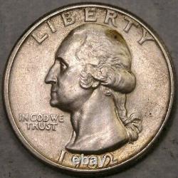 1932 D/d Washington Silver Quarter Very Rare Appealing Key RPM Repunch Mint Mark