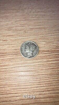 1935 90% Silver Mercury Dime No Mint Mark Rare Collectible