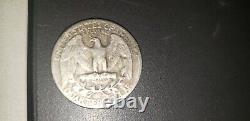 1941 Silver Washington Quarter Rare No Mint Mark
