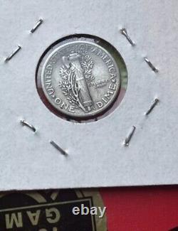 1942 Mercury Dime, 90% Silver No Mint Mark