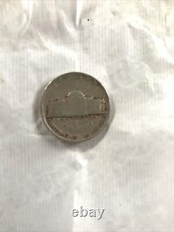 1942 World War Jefferson Nickel No Mint Mark American Coin