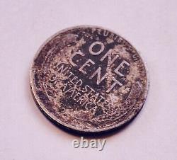 1943-P (No Mint Mark) 1c Lincoln Silver Steel Wheat Penny WWII Wartime Cent