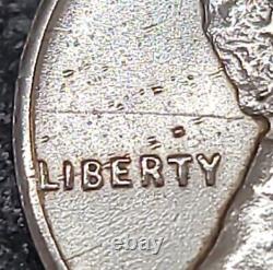 1943-S-Lincoln Steel Penny-Obverse Gas Bubbles-Filled Mint Mark-Nice