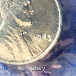 1943 STEEL PENNY No Mint Mark, amazing condition