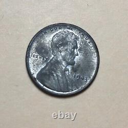 1943 Silver Steel Lincoln Wheat Penny Cent No Mint Mark MAKE OFFER