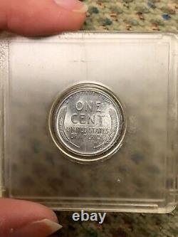1943 Silver Steel Wheat Penny No Mint Mark