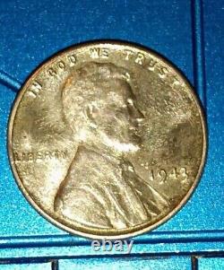 1943 Silver Steel Wheat Penny, No Mint Mark