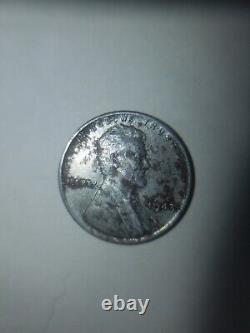 1943 Silver Steel Wheat Penny, No Mint Mark, Magnetic, Ddo