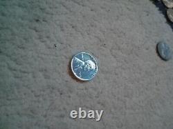 1943 Silver Steel Wheat Penny, No Mint Mark, Magnetic, Ddo, ddr