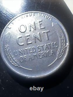 1943 Silver Steel Wheat Penny No Mint Mark Magnetic Rare Vintage War Time