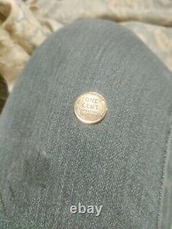 1943 steel magnetic wheat penny no mint mark