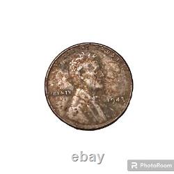 1943 steel wheat penny/ no mint mark