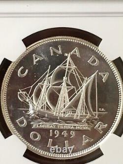 1949 Canada Silver Dollar Sp Specimen Proof Ngc Sp 67 No Mint Mark Km#47 White