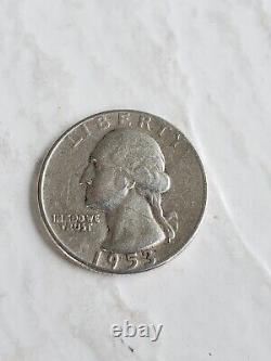 1953 no mint mark Quarter