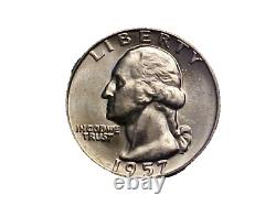 1957-D Quarter Misplaced Mint Mark Error FS-501 Cherrypickers CH BU! -c4505dcch