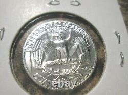 1957-d Washington Quarter D In Branches Misplaced Mint Mark Variety Gem Bu