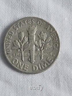 1958 Roosevelt Silver Dime D Mint Mark