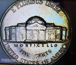 1960 Dmint mark, Gorgeous Jefferson nickle(FS)few, but very visible