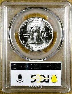 1961-D/D Repunched Mint Mark PCGS MS64 FBL Franklin Half Dollar 100% White 10