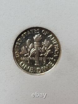 1962 No mint mark beautiful tone FB Roosevelt Dime 10c