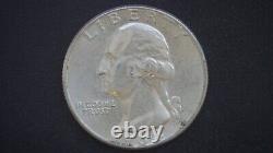 1964 D Silver Washington Quarter Repunched Mint Mark RPM & Die Break Errors