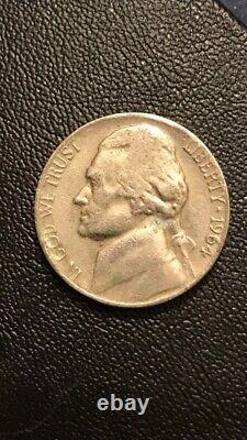 1964 Jefferson Nickel No Mint Mark