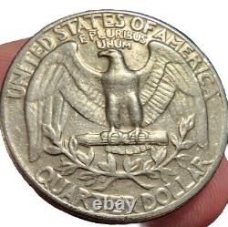 1965 No Mint Mark Washington Double-Die, Wrong Planchet, RARE Error Quarter