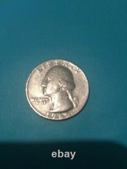 1965 Quarter No Mint Mark And Error In the Word United