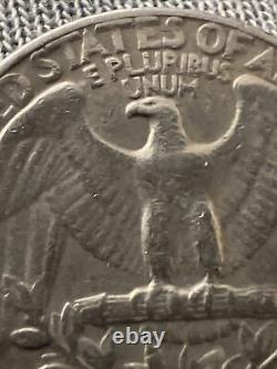 1965 Silver Liberty Quarter No Mint Mark+ Ddo + Ddr Error Lettering- Rare Find