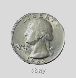 1965 Silver Quarter Error No Mint Mark Rare MUST SEE PICS/DESCRIPTION