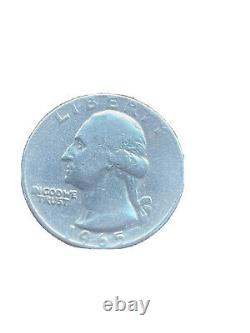 1965 Washington Quarter No Mint Mark Error
