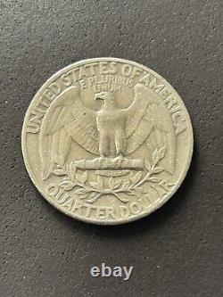 1965 Washington Quarter No Mint Mark Error Rare (Circulated) Good Condition